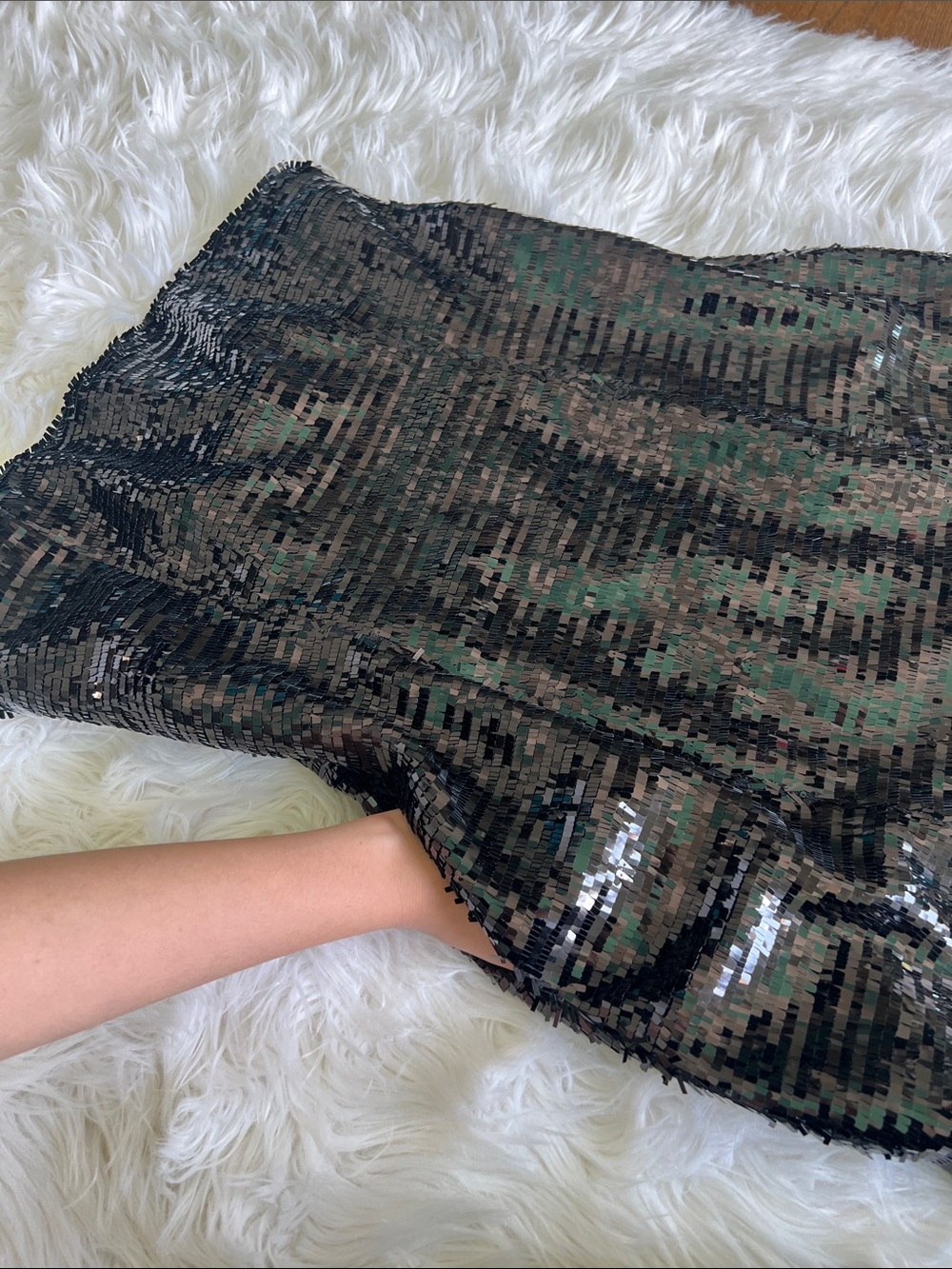 NWT A.L.C. Elsie Strapless Paillette
Sequin Minidress - Picture 8 of 8